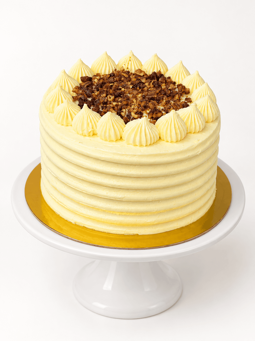 Carrot cake with candied pecans by Glory Treats