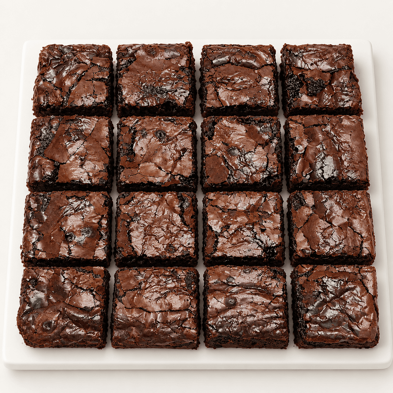 Fudgy chocolate brownies by Glory Treats